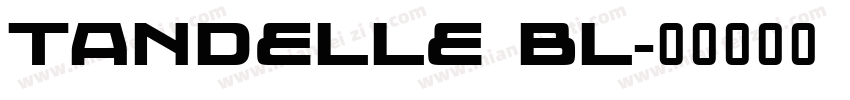 tandelle bl字体转换